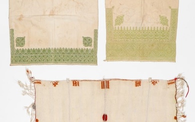 3 Moroccan Textiles, Early-Mid 20th C.