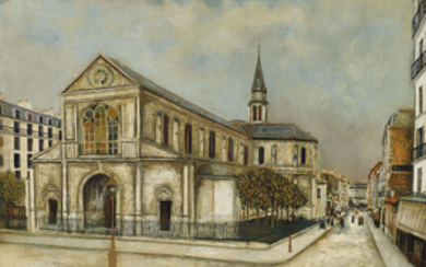Maurice Utrillo (1883-1955), Eglise Notre-Dame de Clignancourt