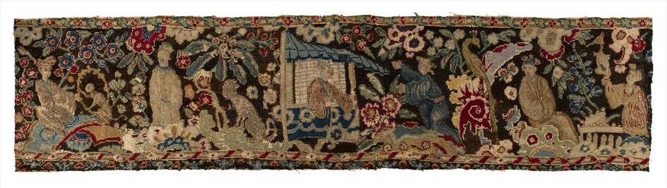 Tapestry. A Chinoiserie tapestry panel, circa 1720s
