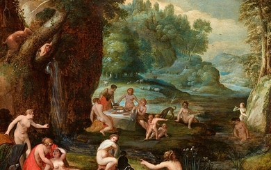 Adriaen van Stalbemt - Bathing Nymphs