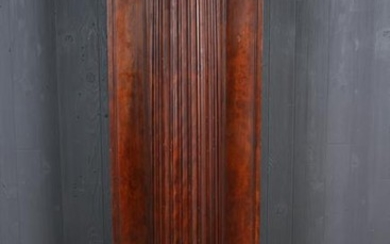 Architectural Wood Paneled Fluted Column Pilaster