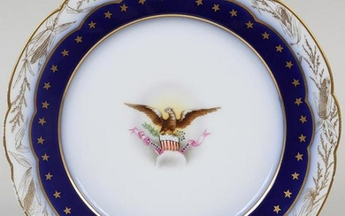 Benjamin Harrison White House China dinner plate