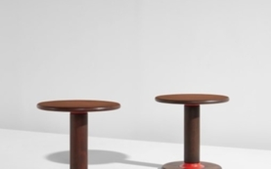 Ettore Sottsass, Jr., Pair of “Rocchettone” side tables, model no. T. 44