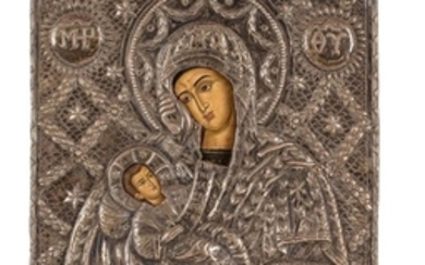 Icône de la Vierge à l’enfant. Grèce. XIXe…
