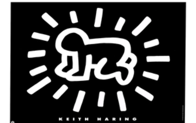 Keith Haring (American 1958-1990), 'Radiant Baby', offset lithograph...