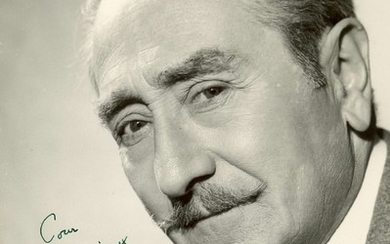 MENJOU ADOLPHE: (1890-1963) American Actor. He appeared in films such as Charles Chaplin