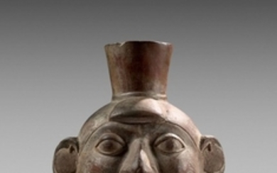 Nord du Pérou, Culture mochica Phase IV, intermédiaire ancien 100 - 600 ap. J.-C. Vase-portrait