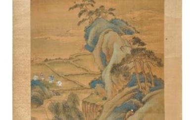 Two Chinese paintings after Jiao Bingzhen (1689-1726)