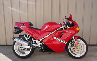 1991 Ducati 851 Strada Frame no. ZDM1HB6R3MB002290 Engine no. HB6M002369
