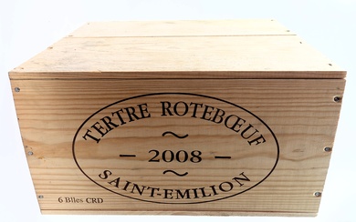 6 bouteilles CHÂTEAU LE TERTRE ROTEBOEUF 2008 GC Saint Emilion