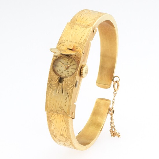 18k Bucherer Spring Loaded Bracelet Watch
