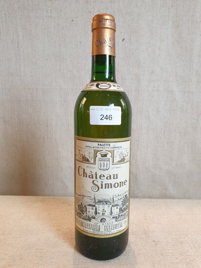 7 bottles Château Simone 2000 Palette
