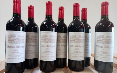 7 bouteilles de Château Bellegrave 2017 Médoc... - Lot 46 - Enchères Maisons-Laffitte