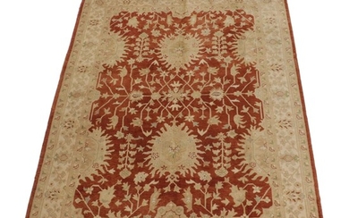 9'1 x 12' Hand-Knotted Turkish Oushak Room Sized Rug, 2000s