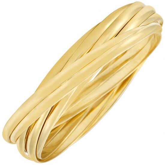 Gold 'Melody' Nine Band Bangle Bracelet, Tiffany & Co., Paloma Picasso