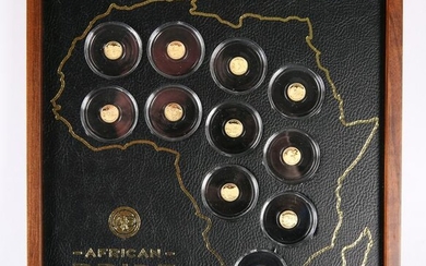 A 2017 ELEVEN COIN GOLD PROOFSET, "AFRICAN PRIDE", no.