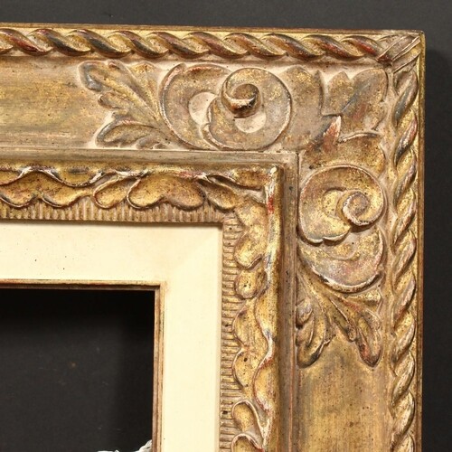 A 20th Century Continental frame, rebate size - 16" x 22" (4...