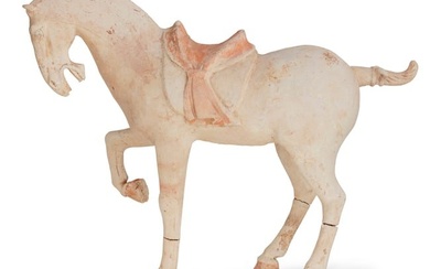 A Chinese painted pottery figure of a horse