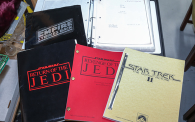 A Collection of Vintage Sci-Fi Scripts & Items