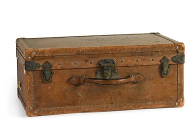 A French leather travelling case by Goyard of Paris, early 20th century