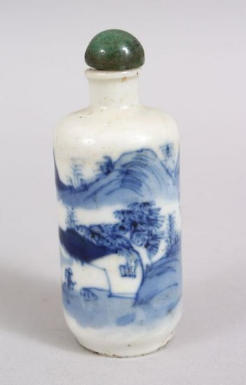 A GOOD 19TH CENTURY CHINESE BLUE & WHITE PORCELAIN