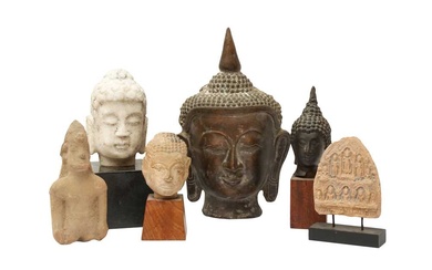 A GROUP OF CHINESE AND SOUTHEAST ASIAN OBJECTS 十九世紀或更早 中國及東南亞雜項一組