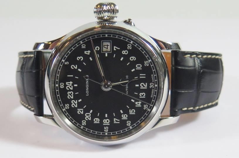 A Gent's Longines Twenty-Four Hours Automatic Wristwatch, bo...