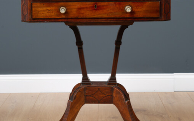 A George III mahogany reading table