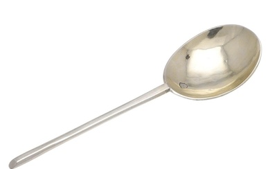A MID-17TH SILVER SLIP-TOP SPOON. with a traces of gilding i...