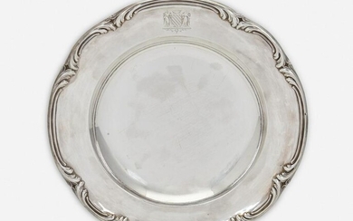 A Maison Odiot French sterling silver charger