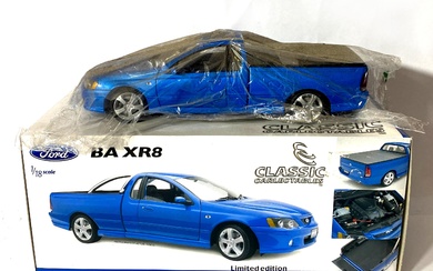 A Model 2003 Ford BA XR8 Ute- BluePrint Limited Edition Diecast Model Car, 1/18 Scale Classic Collectables, 2004, Original Box