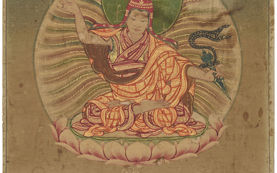 A PAINTING OF JATSON NYINGPO EASTERN TIBET, 18TH-19TH CENTURY