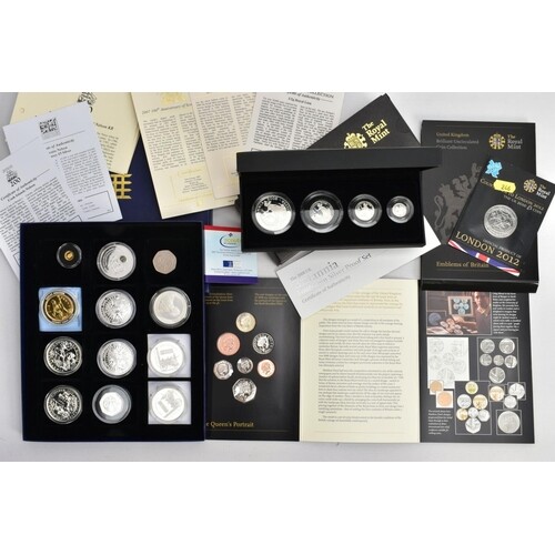 A SMALL GROUP OF MAINLY SILVER PROOF COINAGE To Include: a B...