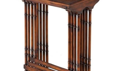 A Set of Four George III Style Mahogany Nest of Tables
