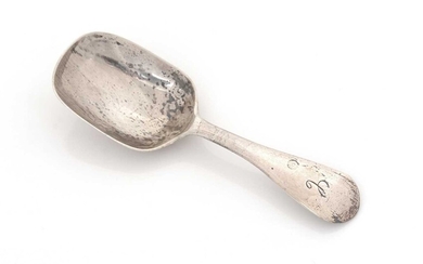A Victorian Scottish Provincial silver caddy spoon.