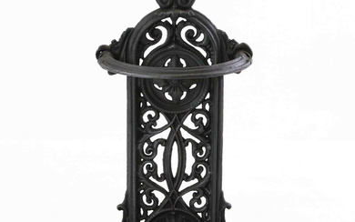 A cast iron umbrella stand, first half of the 20th century.