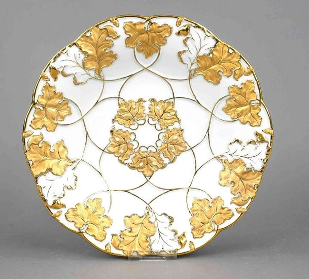 A ceremonial bowl, Meissen, mark