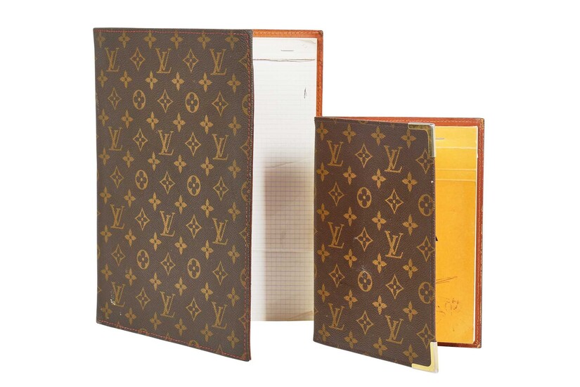 A group of Louis Vuitton small, monogrammed leather accessories, 1970s-1990s