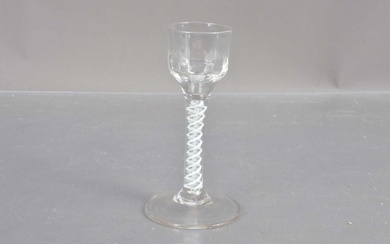 A late 18th or early 19th century drinking glass