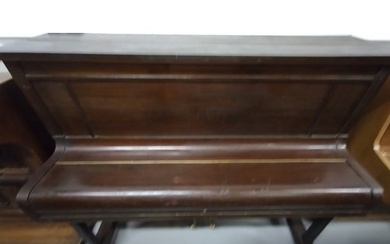 A mahogany, upright piano from c.1930's, by Wallace Harris L...