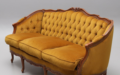 A rococo style sofa, first part of the 20th century.