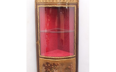 A stained beech wood, vernis martin, gilt-metal and glazed b...