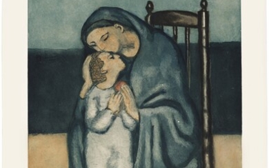 AFTER PABLO PICASSO (1881-1973) BY JACQUES VILLON (1875-1963), Maternité