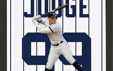 Aaron Judge Yankees "Impact Jersey" Custom Framed Photo
