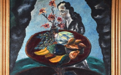 Abraham Levin. Woman With Still Life.