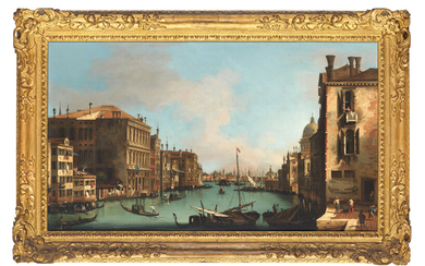 After Giovanni Antonio Canal, called Canaletto, The Grand Canal, from the Campo San Vio, looking East