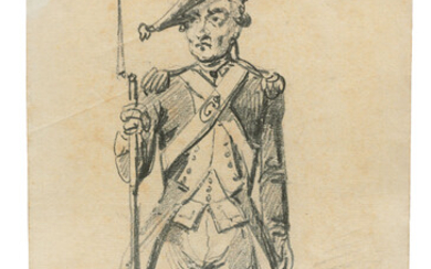 Alexander Orlowski (1777-1832), Soldier with a pegleg; Soldier with a bayonet; Elderly sailor; and Sailor