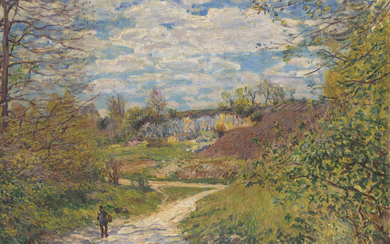 Alfred Sisley (1839-1899), Soleil d’hiver à Veneux-Nadon
