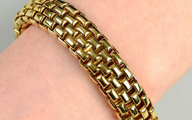 An 18ct gold bracelet, by Fope.
