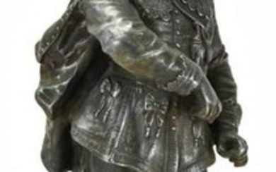 Antique Cast Spelter Statue of a Conquistador